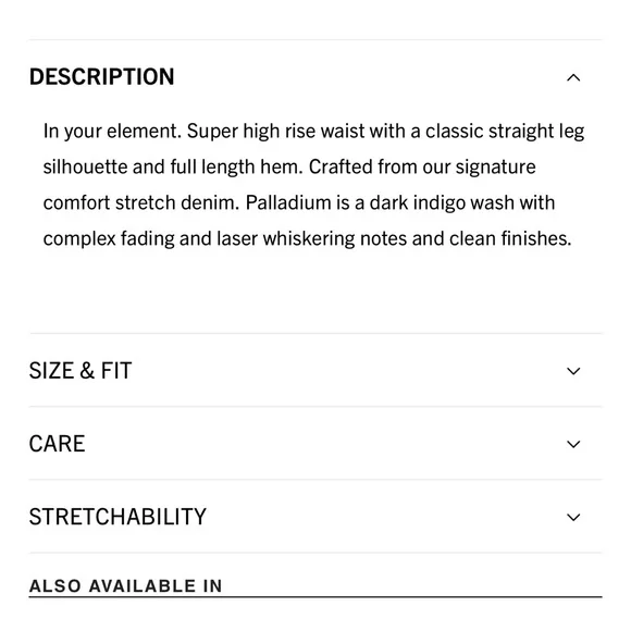 pistola Straight Leg Jeans in Medium Blue Wash - Picture 5 of 6